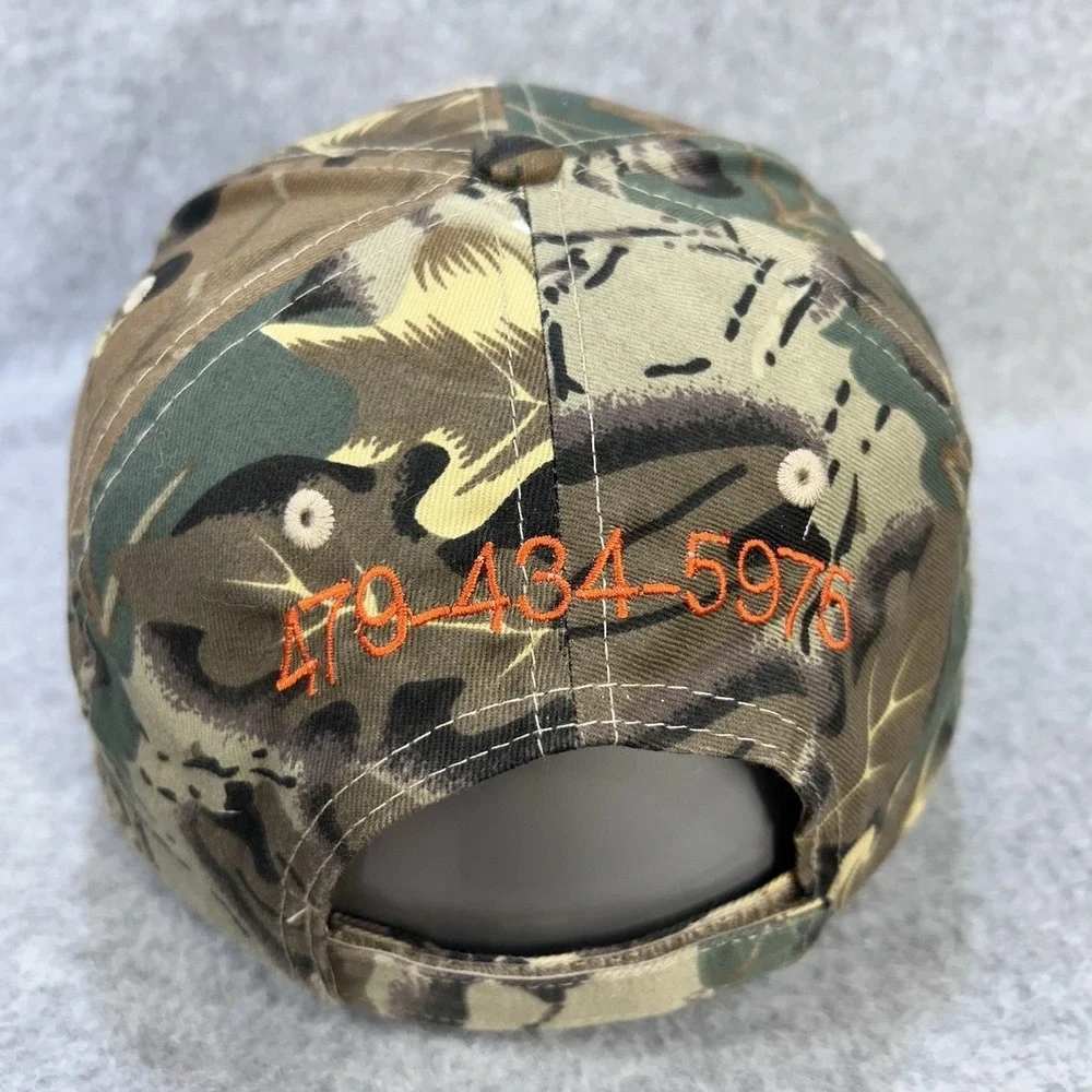 Honda Floyd Traylor Camo Hat Cap OTTO Orange Embroidered Strapback
